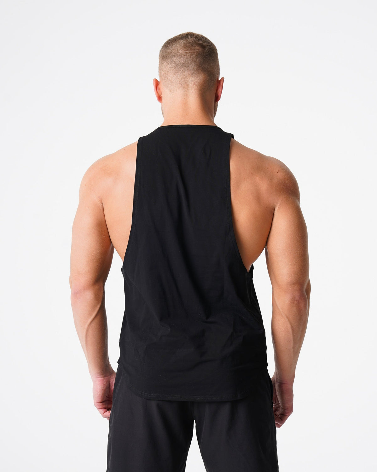 Men Black Pulse Edge Tank | NVGTN