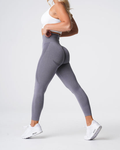 Women Grey Contour Seamless Leggings | NVGTN