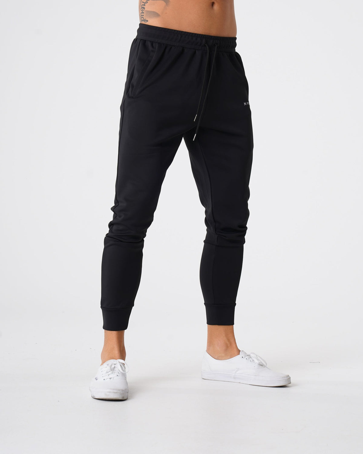 Men Black Track Joggers | NVGTN