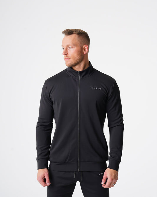 Men Black Track Jacket | NVGTN