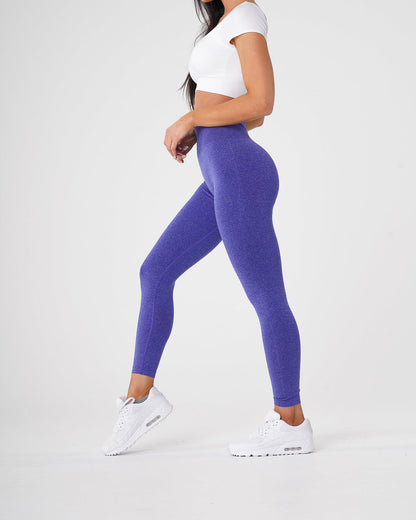 Women Electric Blue NV Seamless Leggings | NVGTN