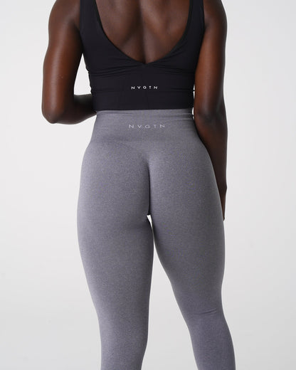 Women Grey NV Seamless Leggings | NVGTN