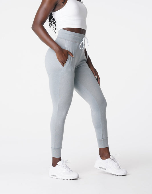 Women Silver Mist Joggers | NVGTN
