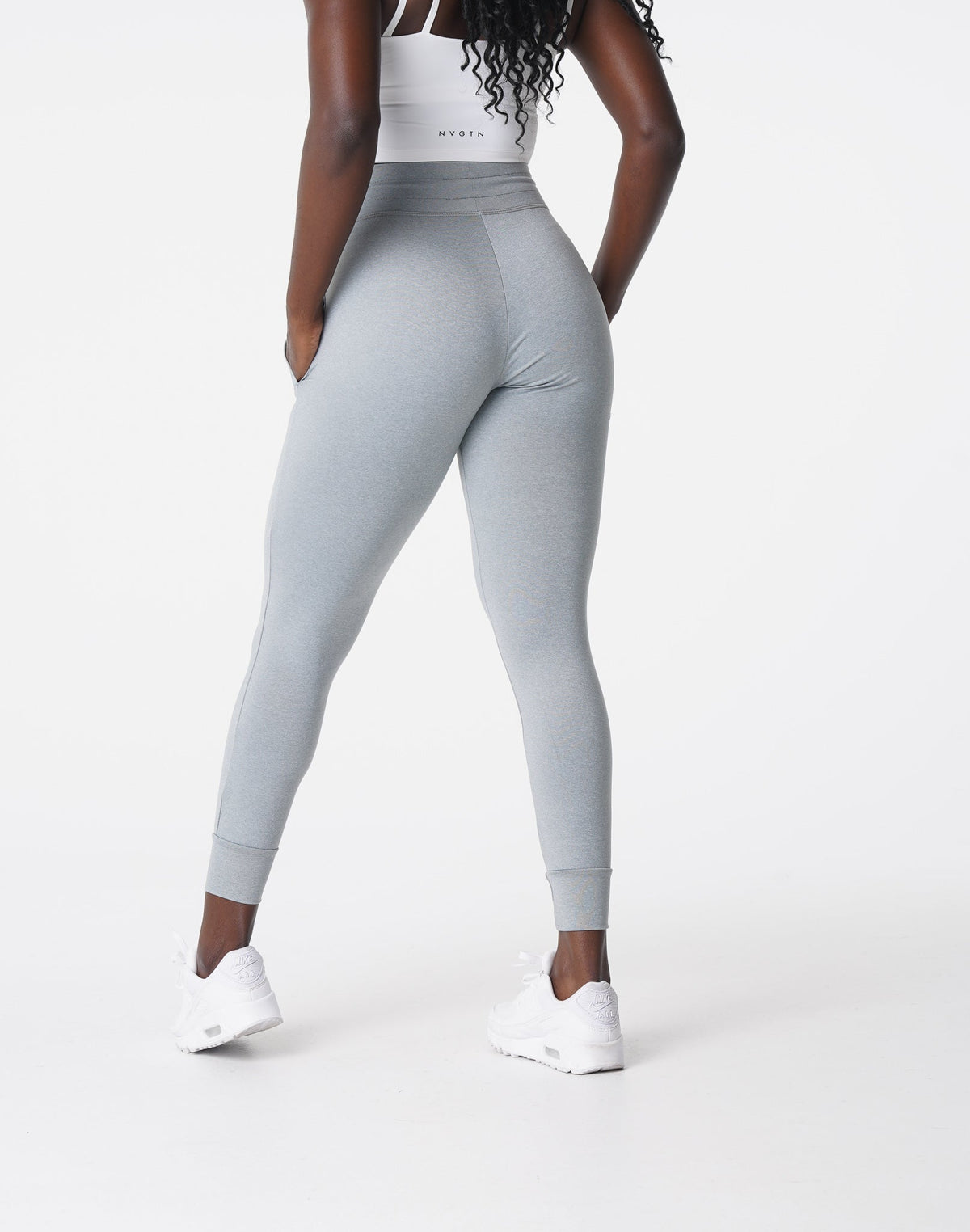 Women Silver Mist Joggers | NVGTN