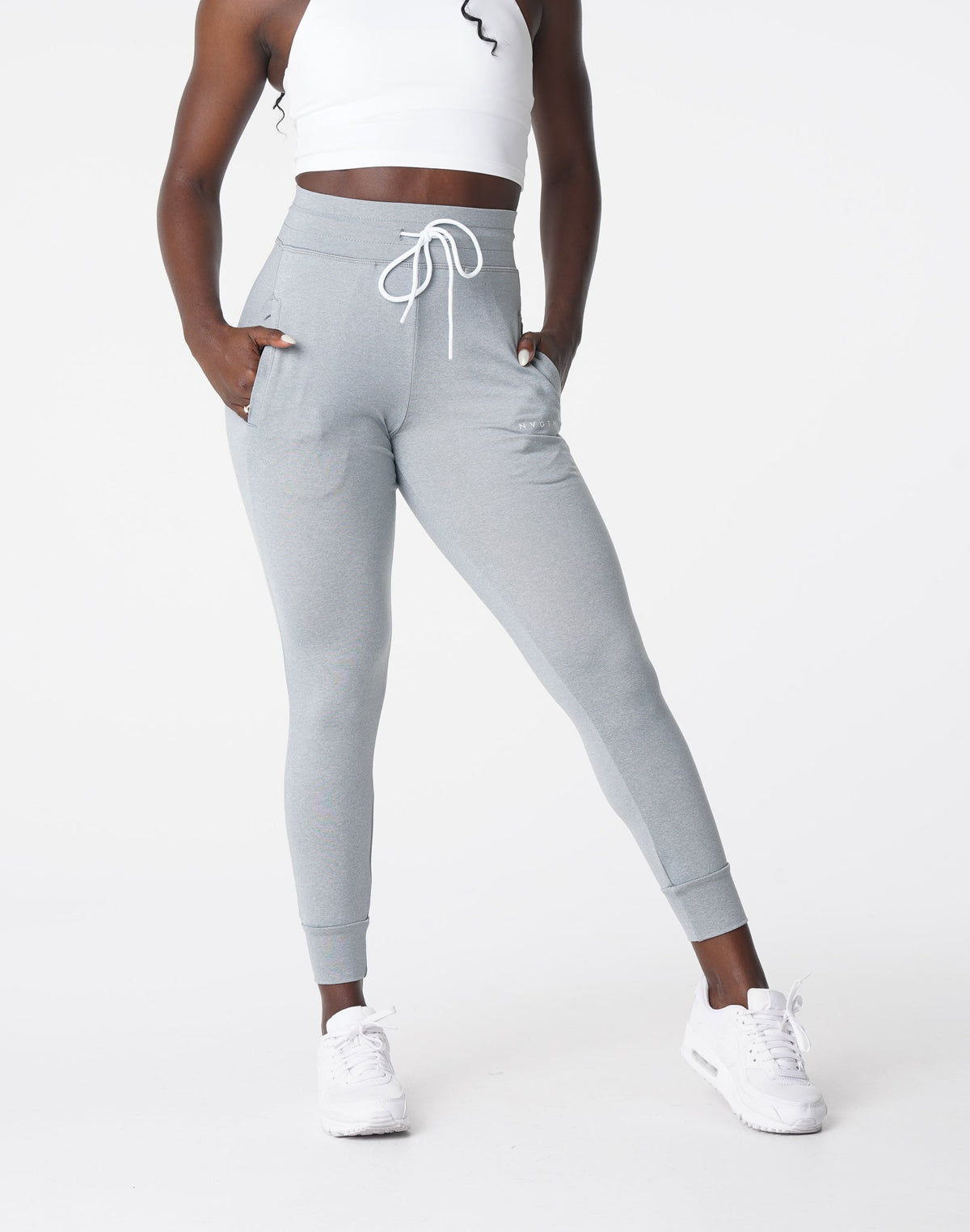Women Silver Mist Joggers | NVGTN