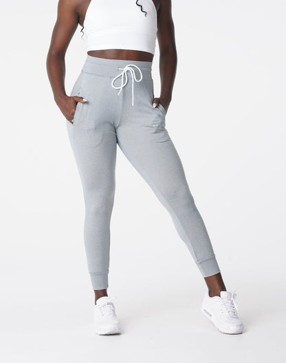 Women Silver Mist Joggers | NVGTN
