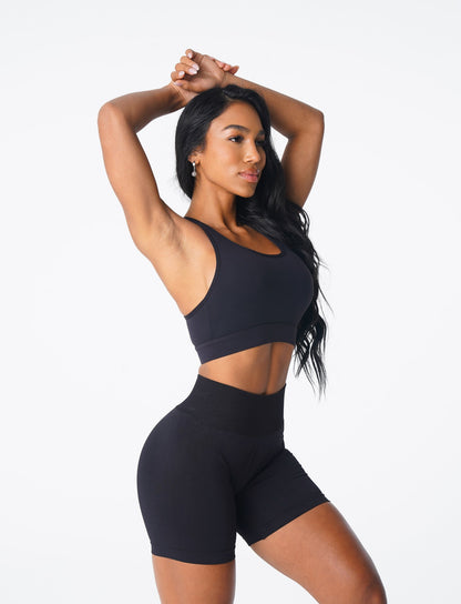 Women Black Trio Bra | NVGTN