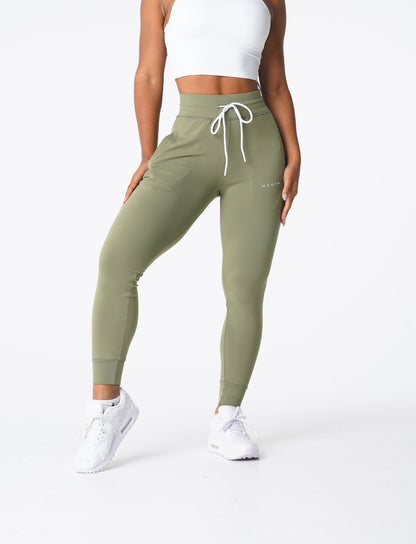 Women Olive Joggers | NVGTN