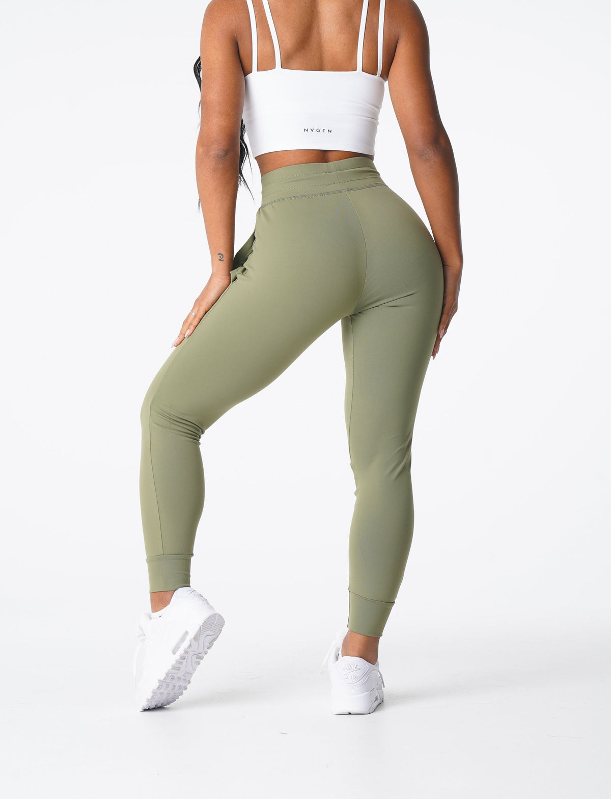 Women Olive Joggers | NVGTN
