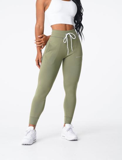 Women Olive Joggers | NVGTN