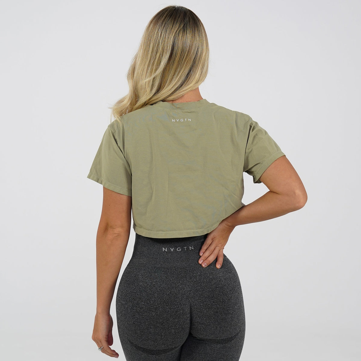Women Army Green Everyday Tee | NVGTN