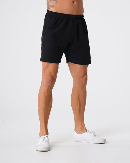 Men Black Flex Shorts | NVGTN