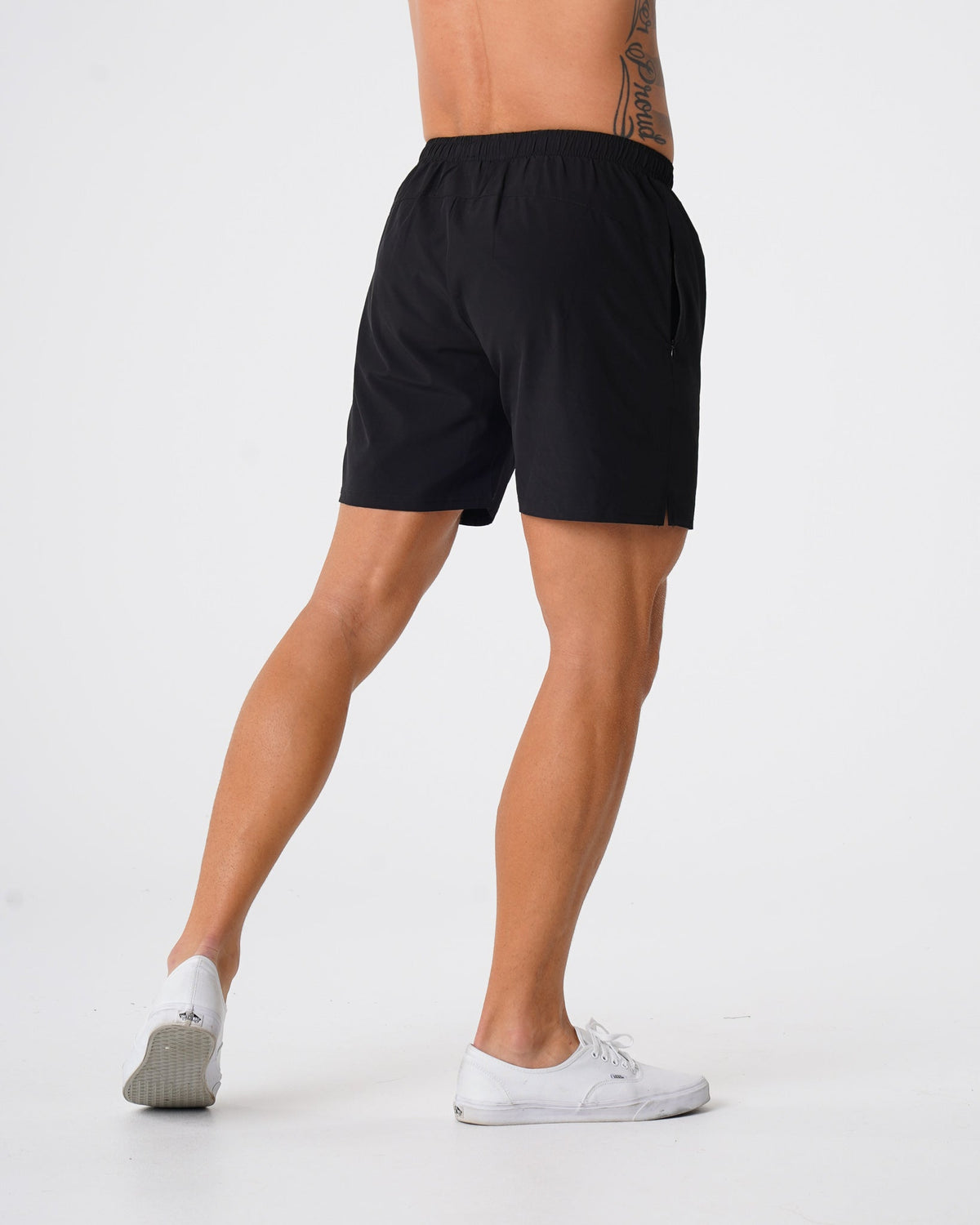 Men Black Flex Shorts | NVGTN