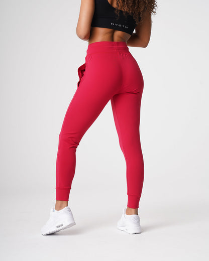 Women Ruby Red Joggers | NVGTN