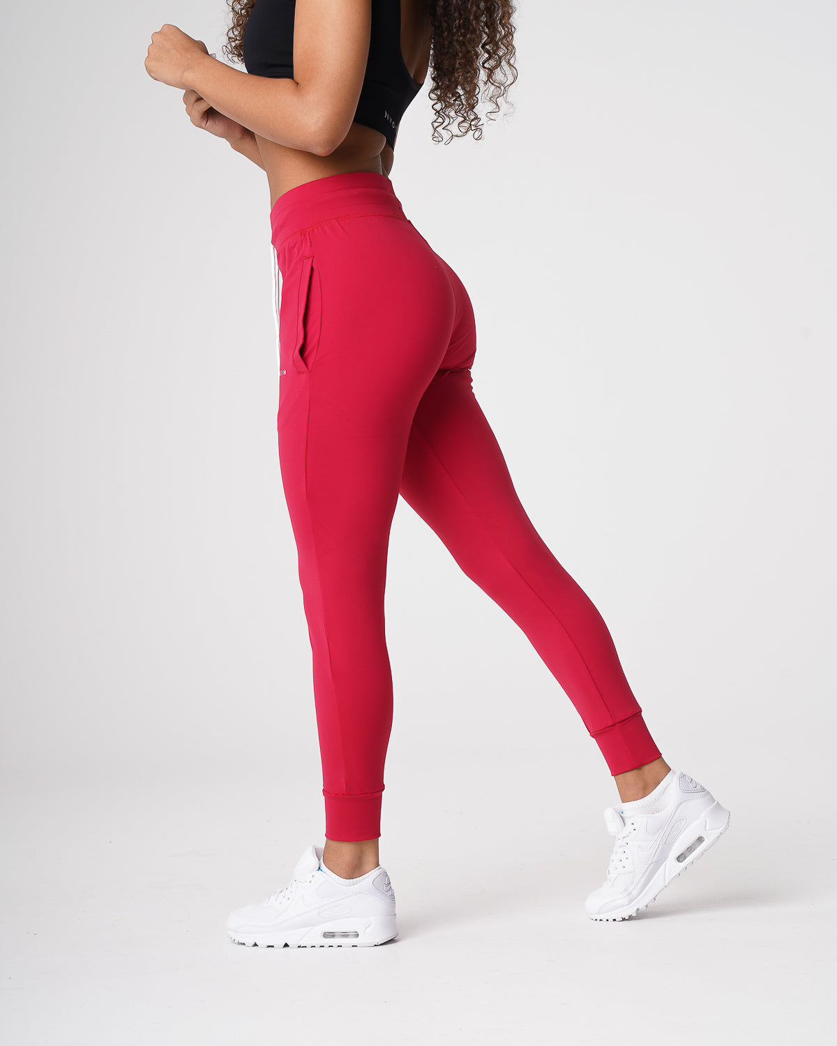 Women Ruby Red Joggers | NVGTN