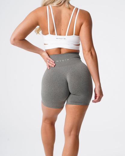 Women Khaki Green Pro Seamless Shorts | NVGTN