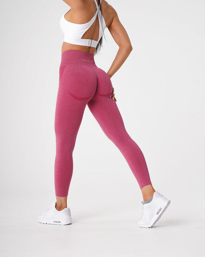 Women Crimson Contour Seamless Leggings | NVGTN
