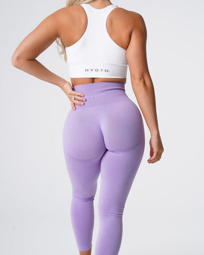 Women Lilac Contour Seamless Leggings | NVGTN
