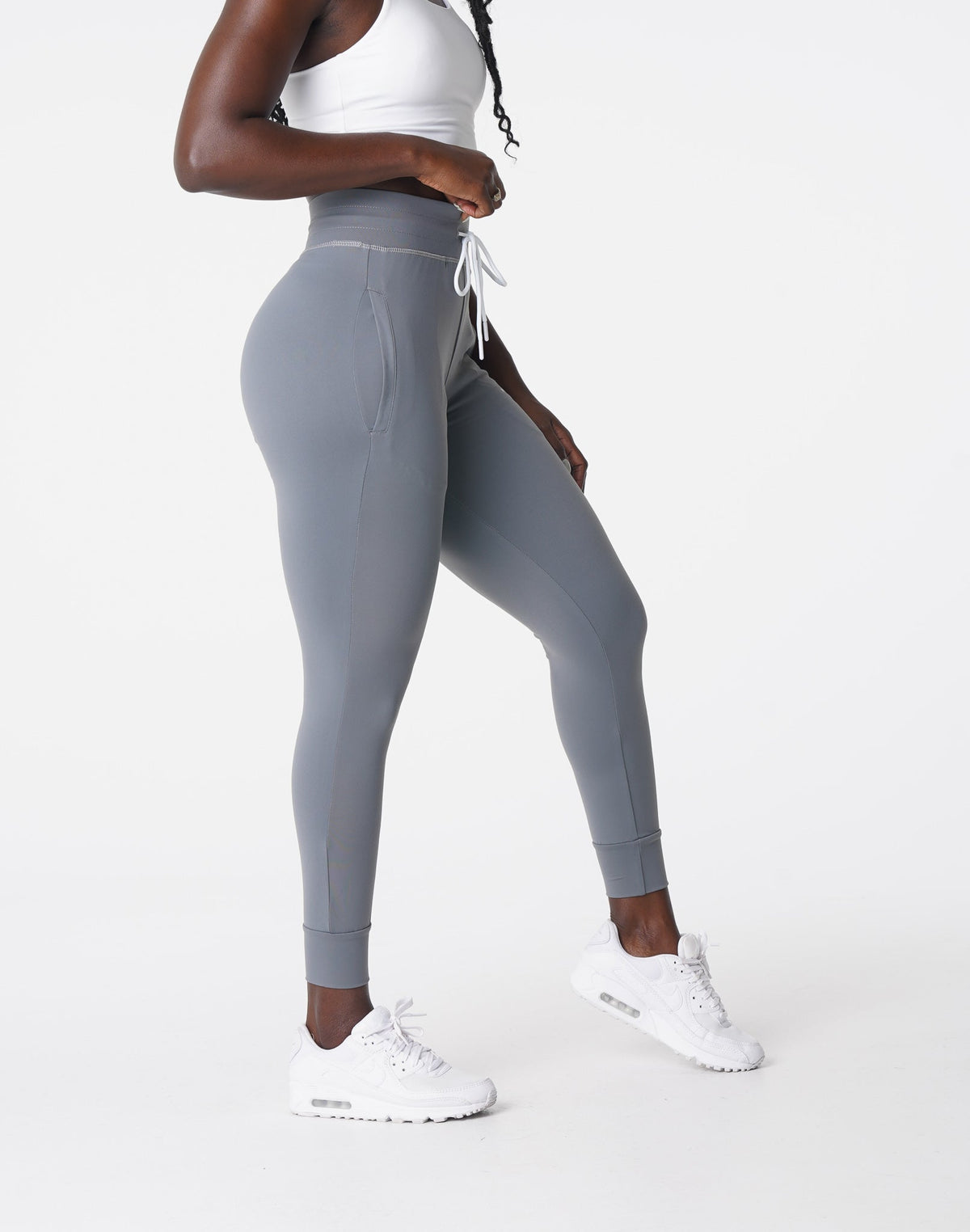 Women Cloud Grey Joggers | NVGTN