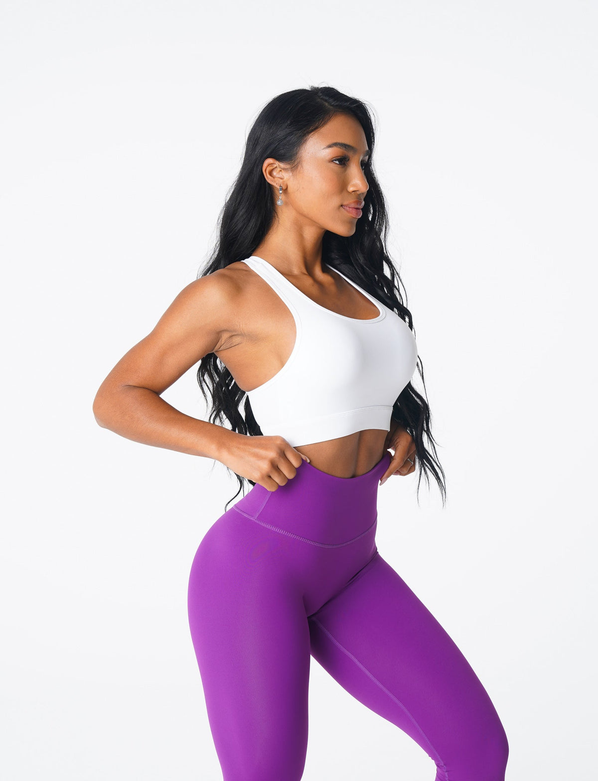 Women White Trio Bra | NVGTN