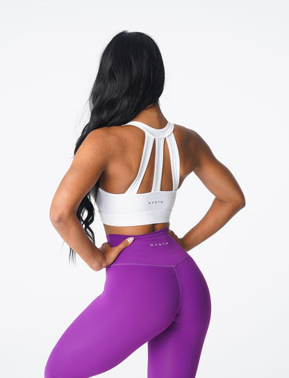 Women White Trio Bra | NVGTN