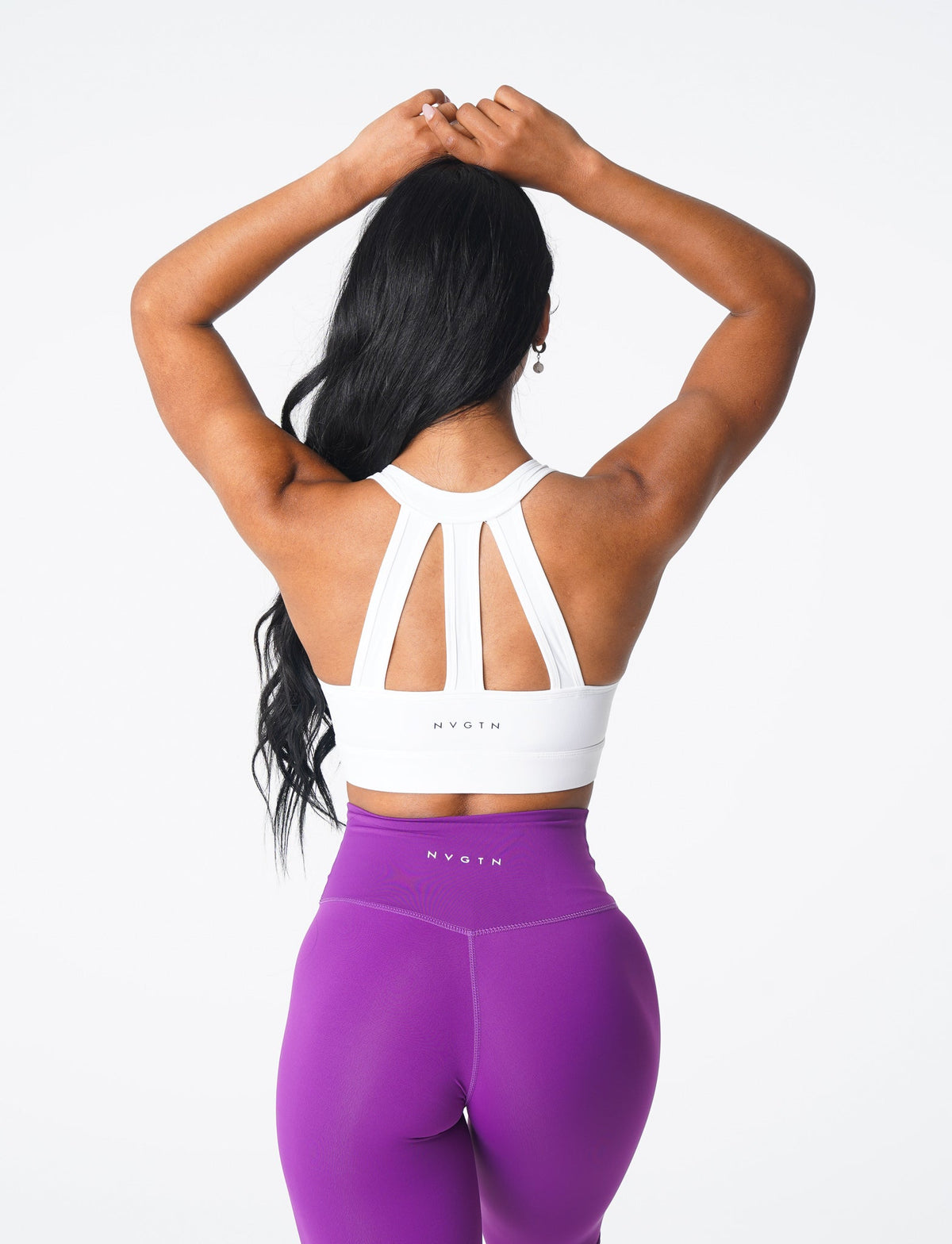 Women White Trio Bra | NVGTN