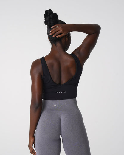 Women Black Essence Bra | NVGTN