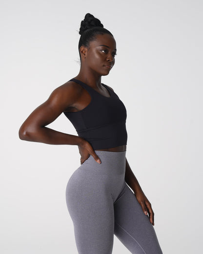 Women Black Essence Bra | NVGTN