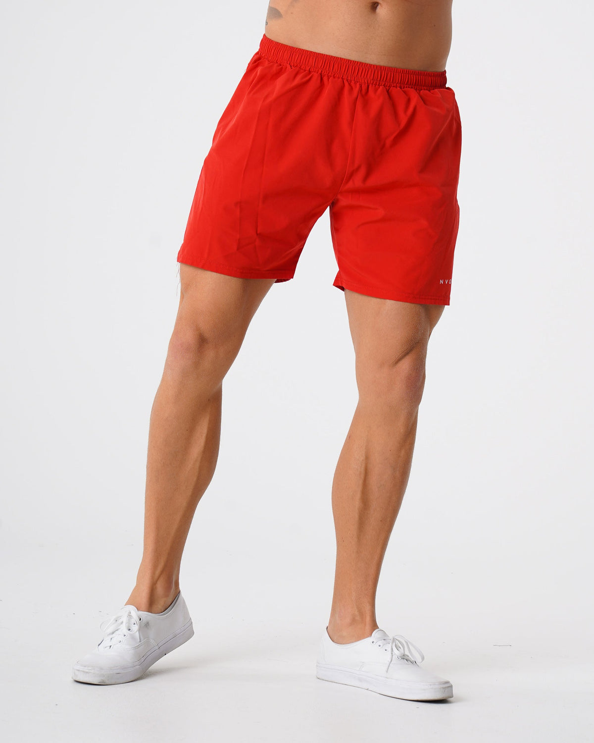 Men Red Flex Shorts | NVGTN
