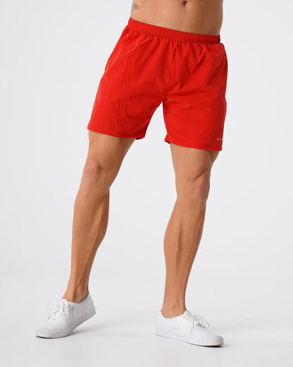 Men Red Flex Shorts | NVGTN