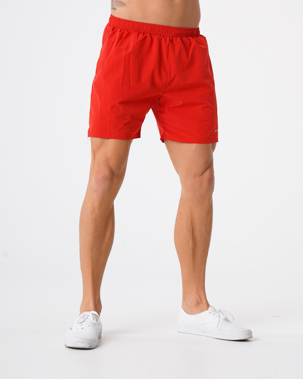 Men Red Flex Shorts | NVGTN