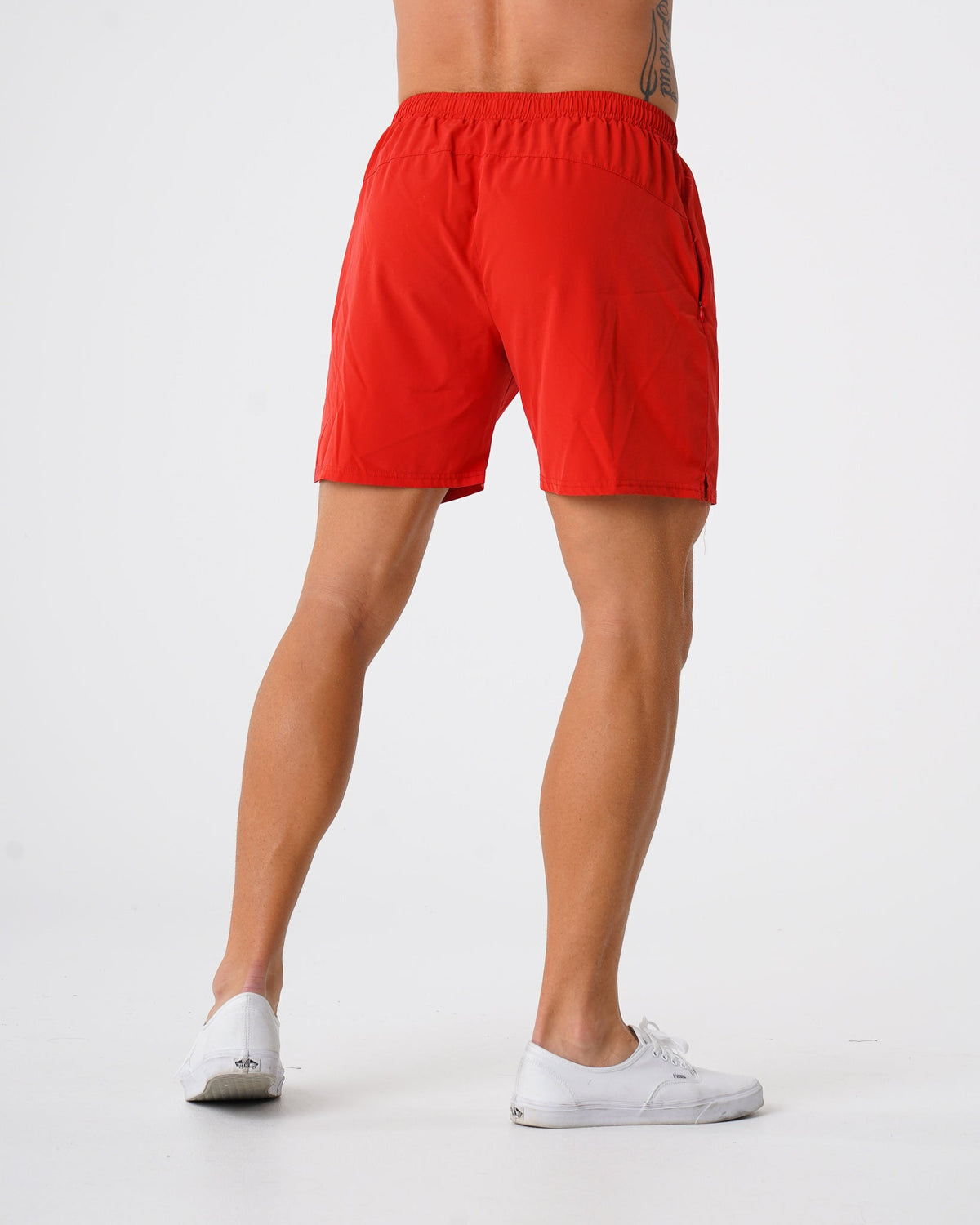 Men Red Flex Shorts | NVGTN