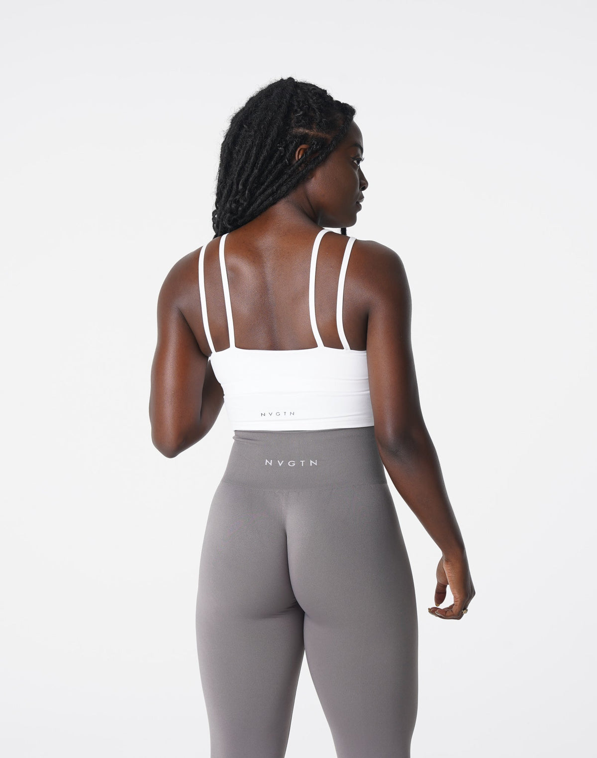 Women White Poise Bra Top | NVGTN