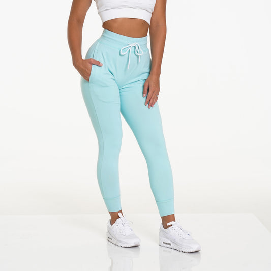 Women Sea Foam Green Joggers | NVGTN