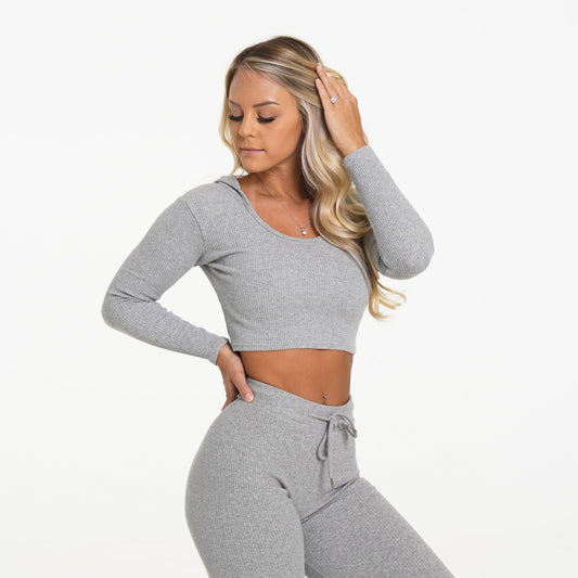 Women Grey Lazy Day Lounge Long Sleeve | NVGTN