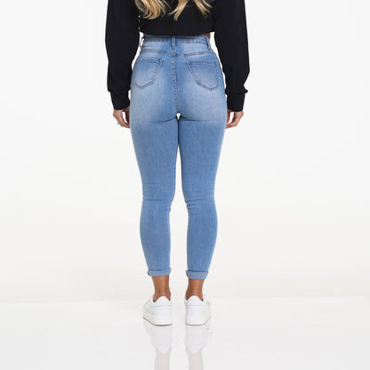 Women Navishape Light Wash Jeans | NVGTN