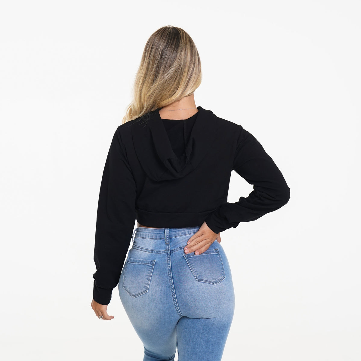 Women Black Kick Back Hoodie | NVGTN