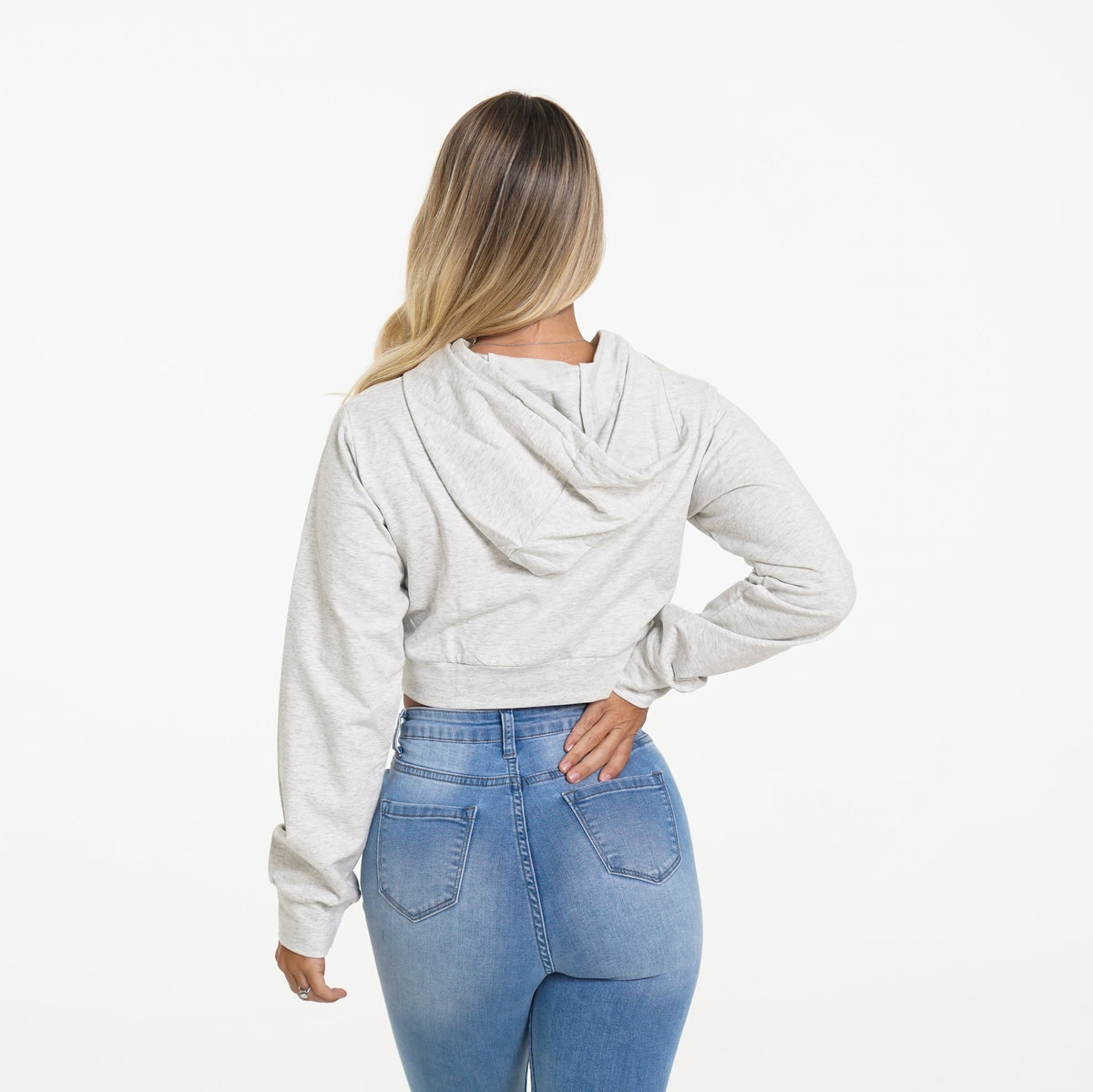 Women Light Grey Kick Back Hoodie | NVGTN
