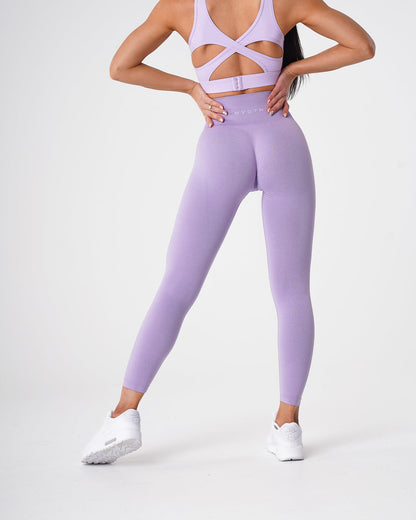 Women Lilac NV Seamless Leggings | NVGTN