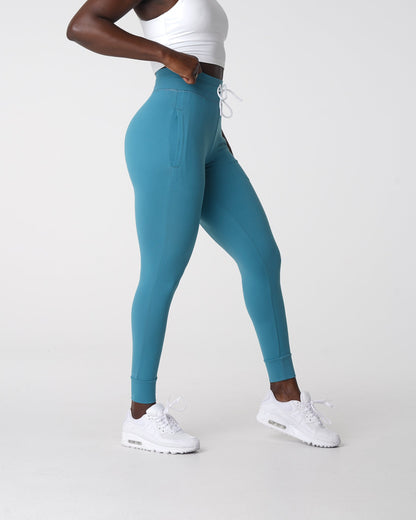 Women Steel Blue Joggers | NVGTN