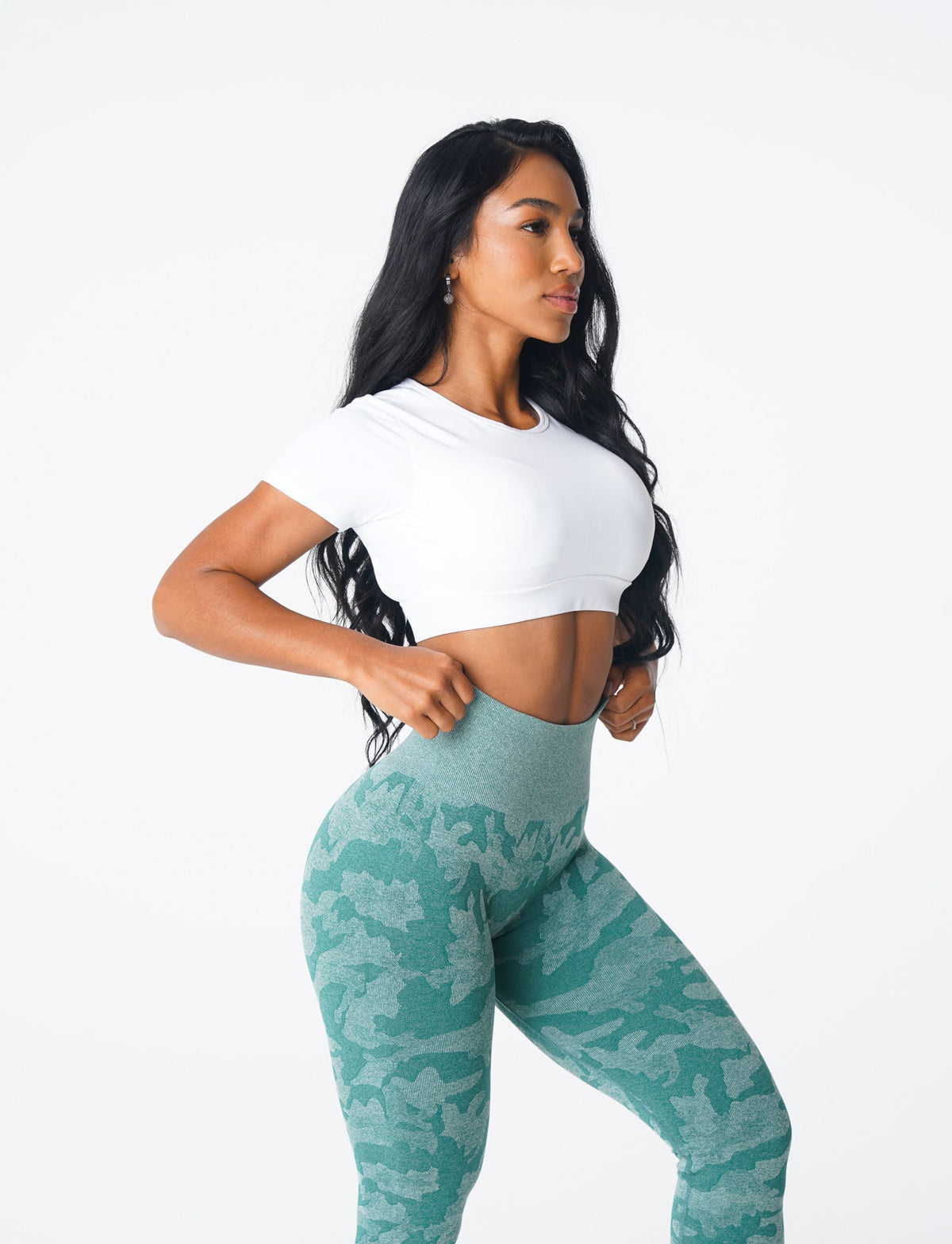 Women White Open Back Tee | NVGTN