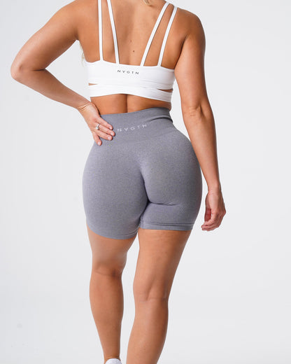 Women Grey Pro Seamless Shorts | NVGTN