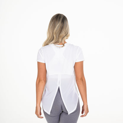 Women White Lavish Tee | NVGTN