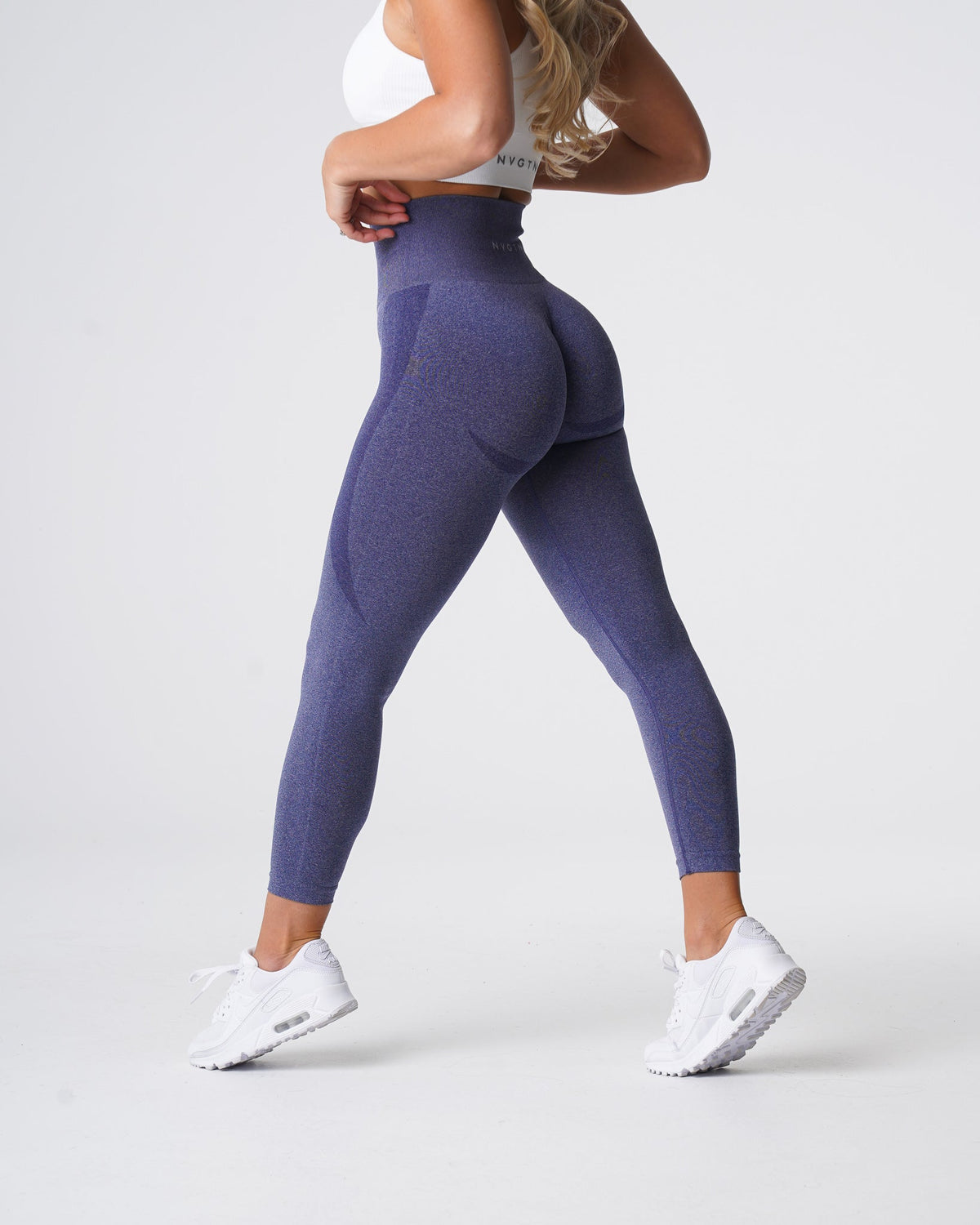 Women Indigo Contour Seamless Leggings | NVGTN