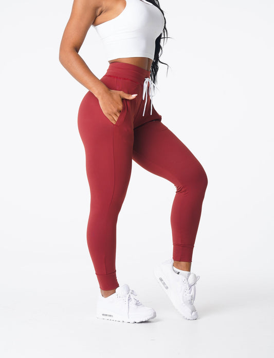 Women Maroon Joggers | NVGTN