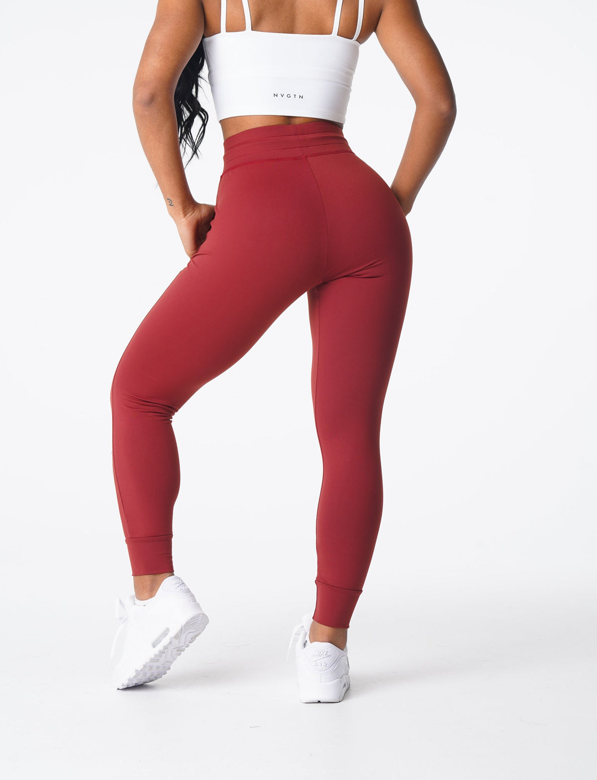 Women Maroon Joggers | NVGTN