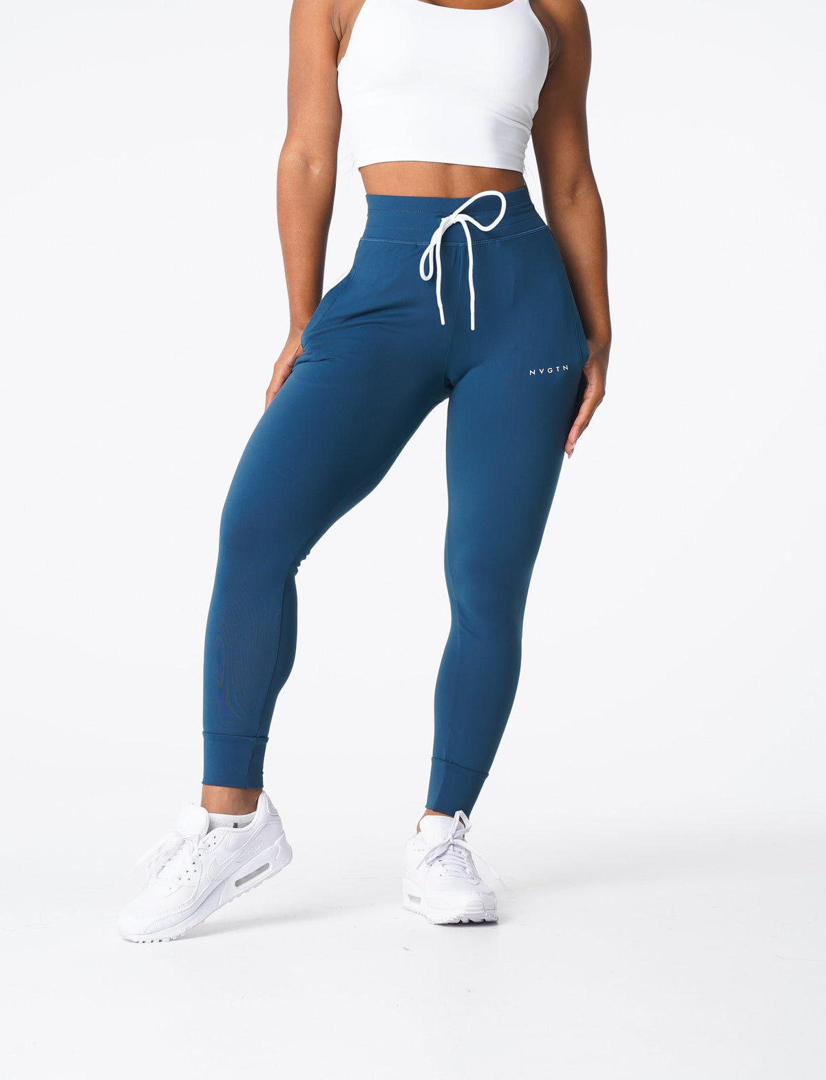 Women Navy Joggers | NVGTN