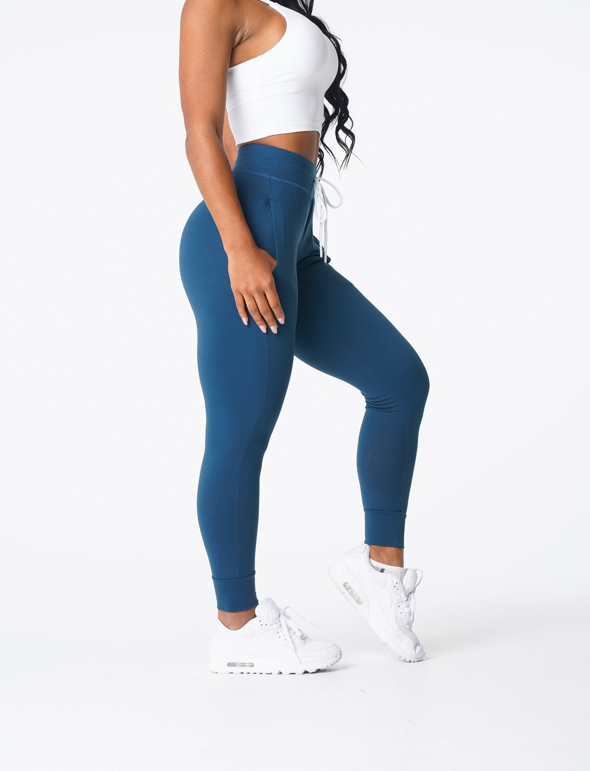 Women Navy Joggers | NVGTN