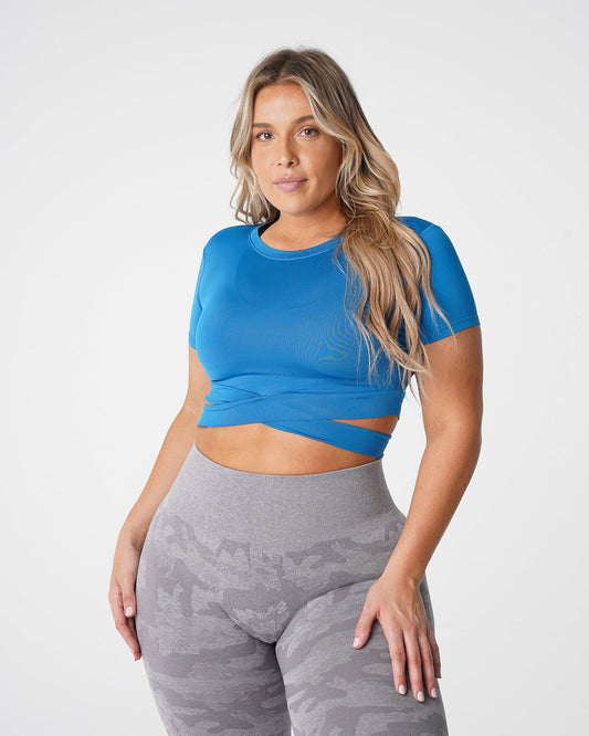 Women Cobalt Crossbody Tee | NVGTN