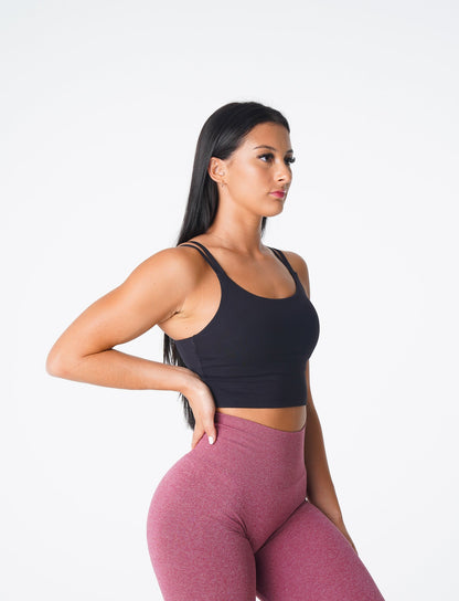 Women Black Poise Bra Top | NVGTN